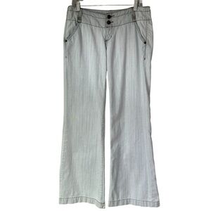 BCBGeneration Vintage 90s Light Denim Wide Leg Flare Jeans, 28